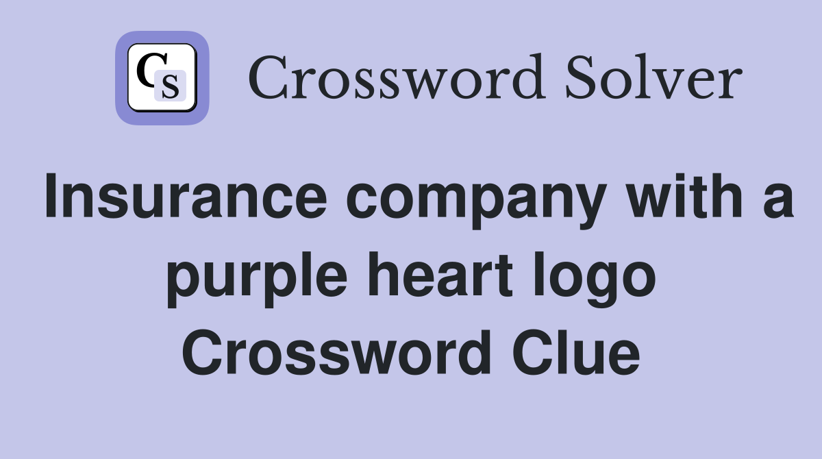 Insurance Company With A Purple Heart Logo